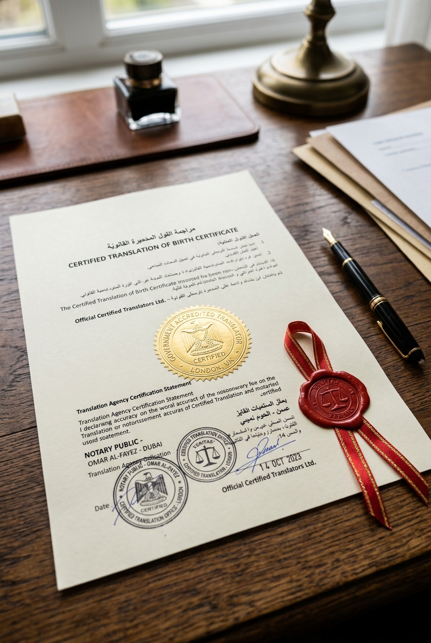 Certified Arabic Translation